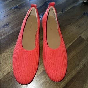 EVERLANE Red Reknit Ballet Flats Slip-on Slippers 9.5 9 1/2 Shoes